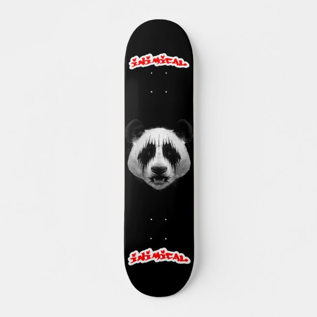 Inimical Hard Rocker Panda Skateboard (Vorne)