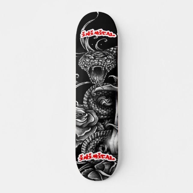 Inimical Killer Kobra Deck Skateboard (Vorne)