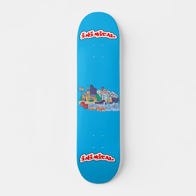 Inimical Las Vegas Deck Skateboard (Vorne)