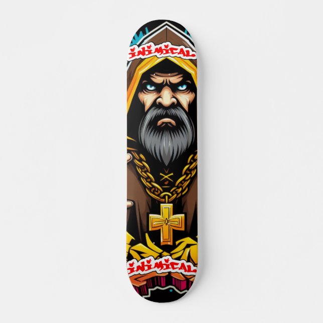 Inimical Mad Monk Skateboard (Vorne)