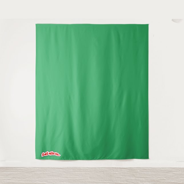 Inimical Perfect Green ChromaKey Wandteppich (Vorderseite)