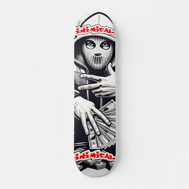 Inimical Street Money Hannibal Skateboard (Vorne)