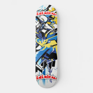 Inimical Wildstyle Graffiti Abstrakt Skateboard