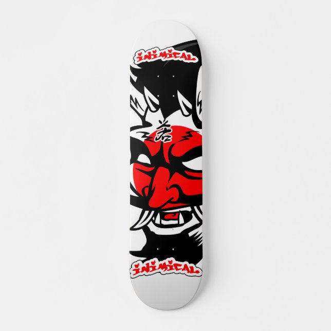 Inimikant japanischer Teufel Skateboard (Vorne)