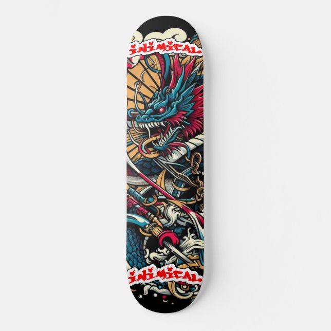 Inimikry Abstrakt Skateboard (Vorderseite)