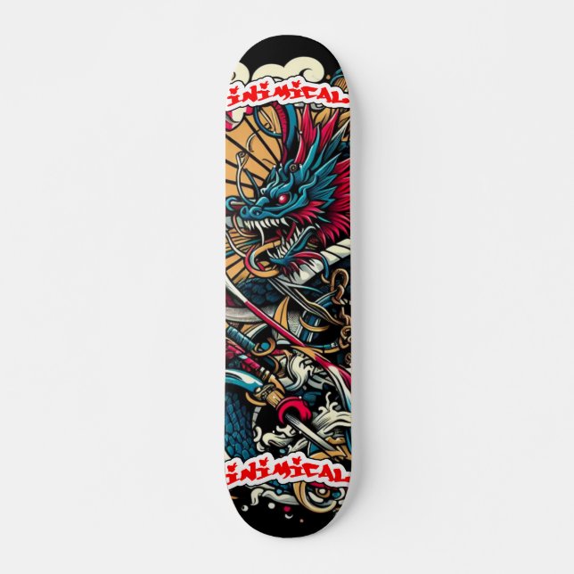 Inimikry Abstrakt Skateboard (Vorne)