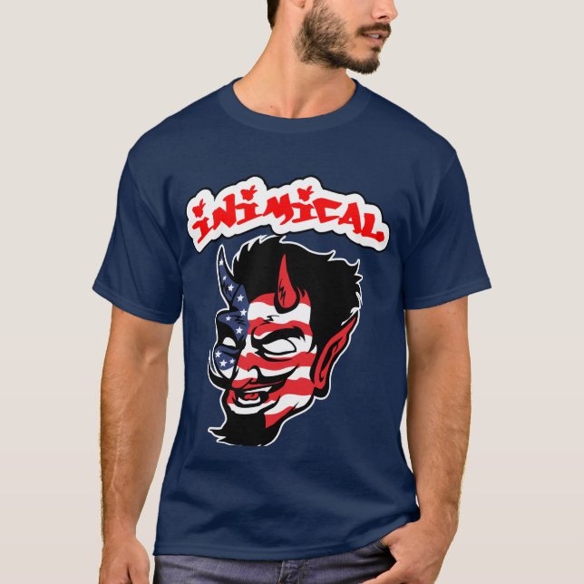 Inimikry American Devil T - Shirt (Vorderseite)