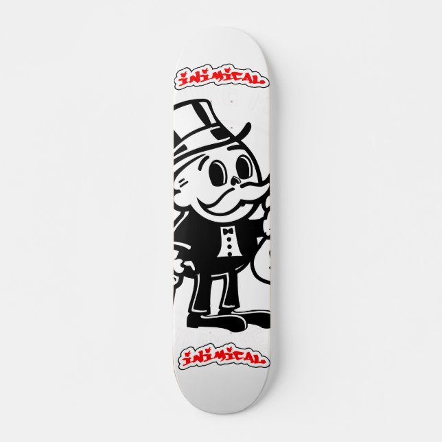 Inimikry Cash Man Skateboard (Vorne)