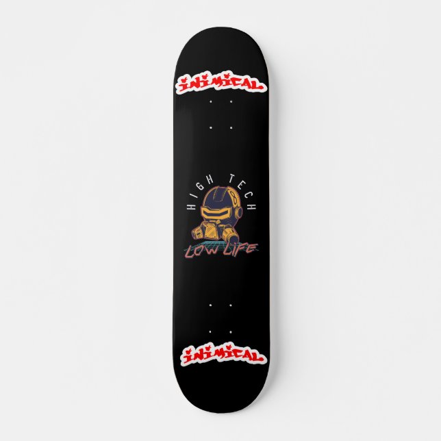 Inimitieren High Tech Low Life Skateboard (Vorne)