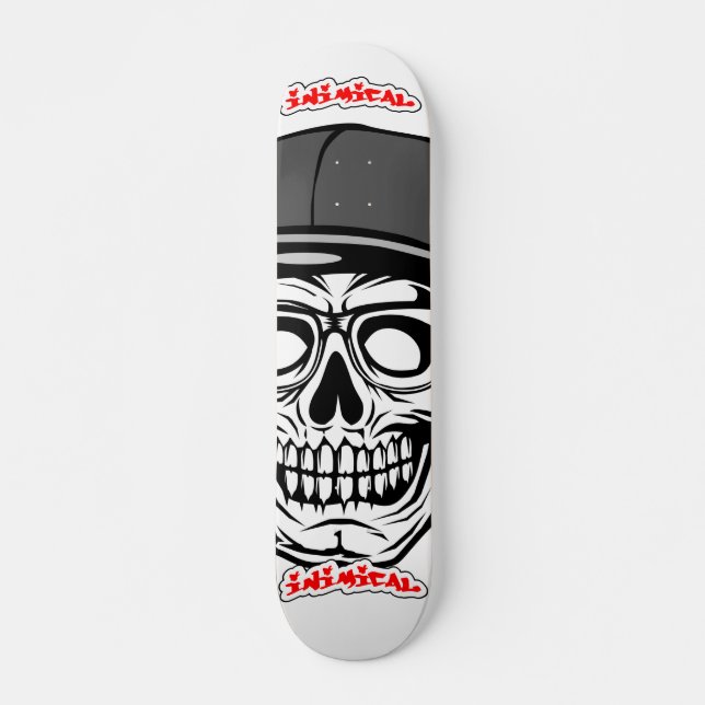 Inimitieren Sie Big Skull Skateboard Deck (Vorne)