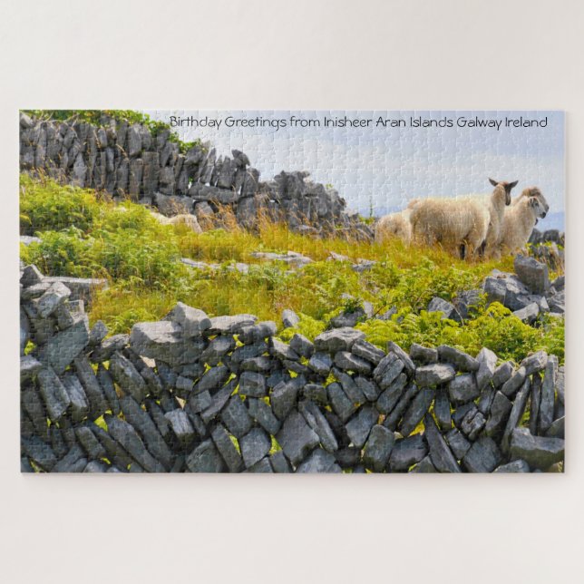 Inisheer Aran Islands Galway Irland. Jigsaw Puzzl Puzzle (Horizontal)