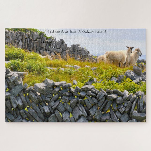 Inisheer Aran Islands Galway Irland. Jigsaw Puzzl Puzzle (Horizontal)