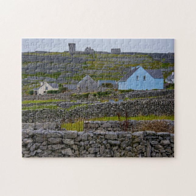 Inisheer Stone Walls Galway Irland. Puzzle (Horizontal)