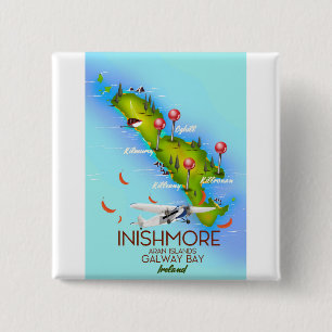 Inishmore Arainseln Galway Bay Irland Button