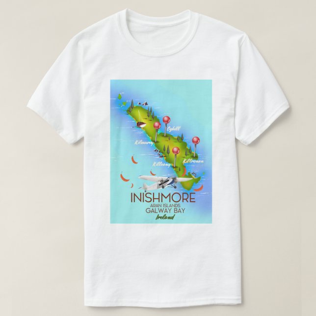 Inishmore Arainseln Galway Bay Irland T-Shirt (Design vorne)