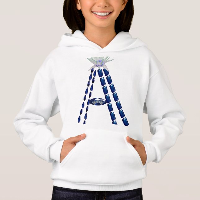 Initial A Hoodie (Vorderseite)