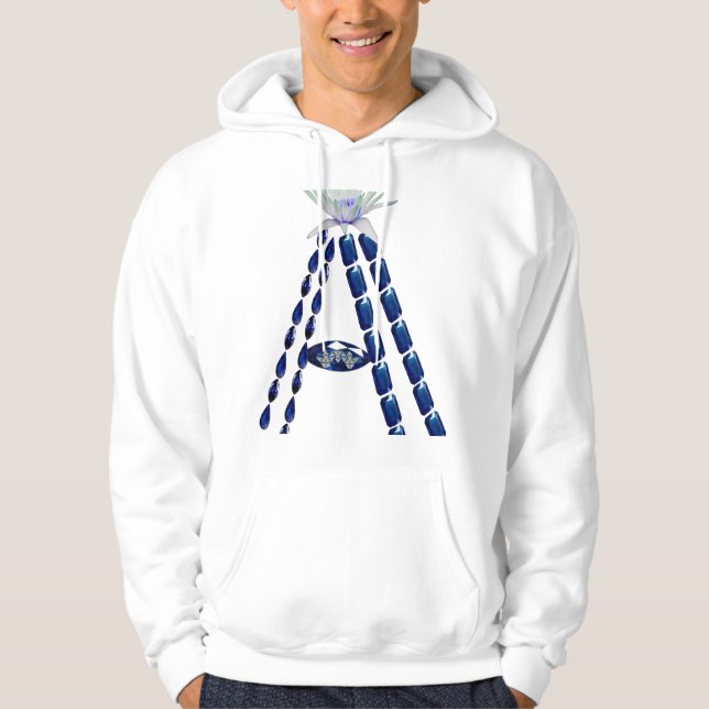 Initial A Hoodie (Vorderseite)