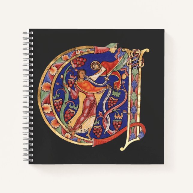 Initial A Notizbuch (Vorderseite)