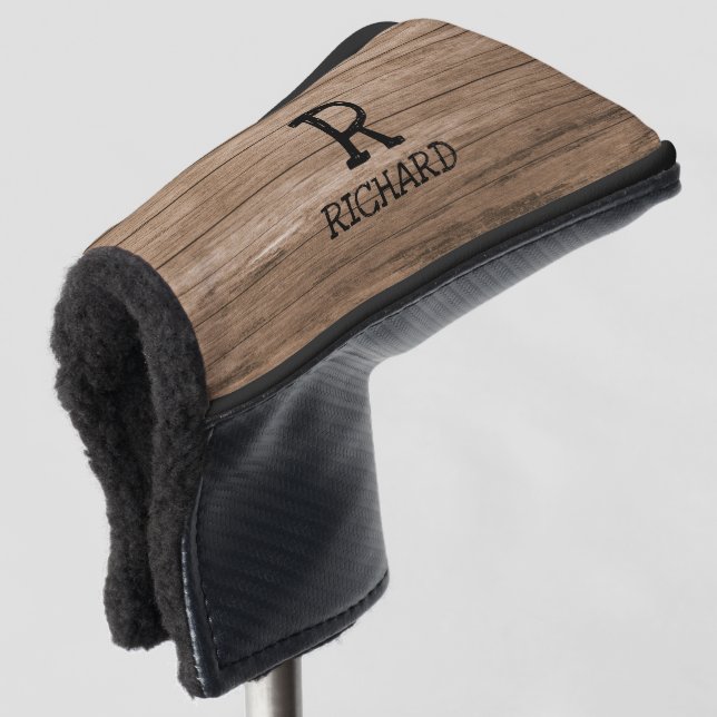 Initial ändern, Name hinzufügen (löschen), Holzwan Golf Headcover (3/4 Vorderseite)