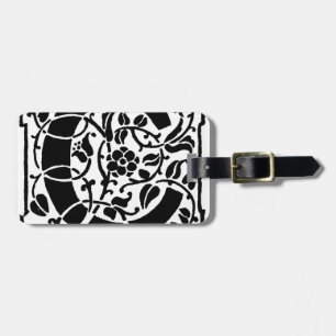 Initial C Monogramm. Maßgeschneidertes Muster für  Gepäckanhänger