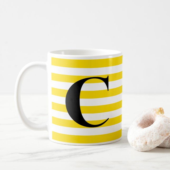 Initial C-Tasse Kaffeetasse (Mit Donut)