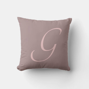 Initial Custom Letter G Monogram Kissen