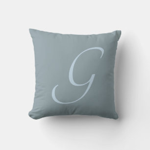 Initial Custom Letter G Monogram Kissen