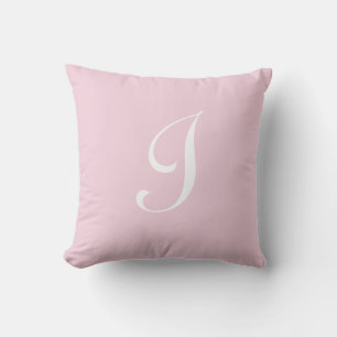 Initial Custom Letter I Monogram Kissen