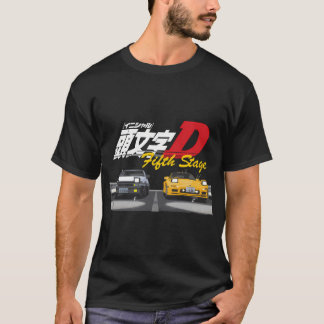 Initial D Deep Forest Drifting AE86 Takumi Rennstr T-Shirt
