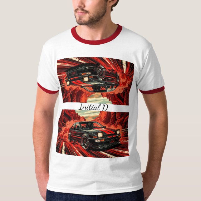 Initial D T-Shirt (Vorderseite)
