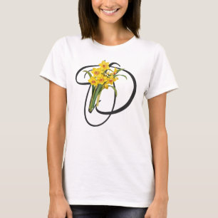 Initial D, Vintage-Narzissen-T-Shirt T-Shirt