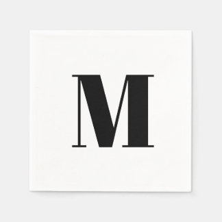 Initial des Serif-Monogramms Serviette