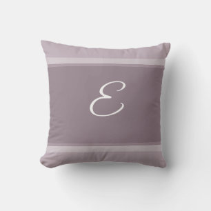 Initial E Letter Elegant Monogram Handtext Modern Kissen