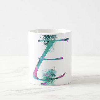 initial E mug Kaffeetasse