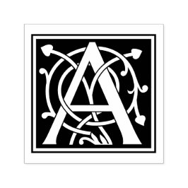 Initial für den benutzerdefinierten Mit Monogramm  Permastempel