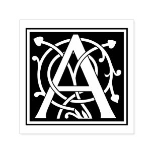 Initial für den benutzerdefinierten Mit Monogramm Permastempel