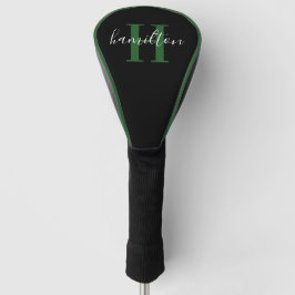 Initial für den Namen eines roten Monogramms Golf Headcover