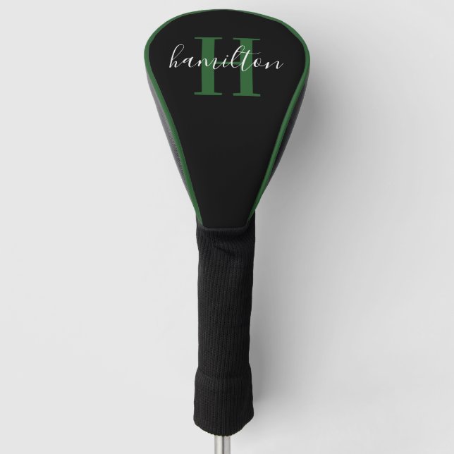 Initial für den Namen eines roten Monogramms Golf Headcover (Vorderseite)