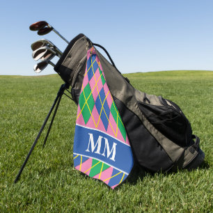 Initial Golfhandtuch