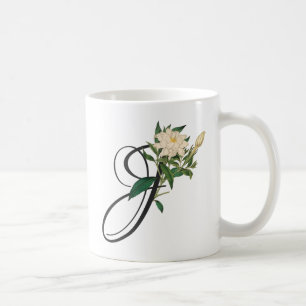 Initial J, Vintag Jasmine Coffee Tasse