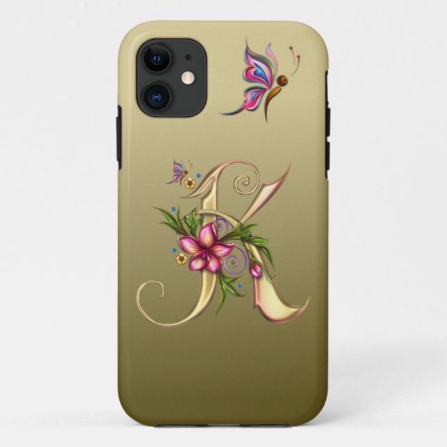 Initial K Case-Mate Tough Apple iPhone 11 Fall Case-Mate iPhone Hülle (Rückseite)