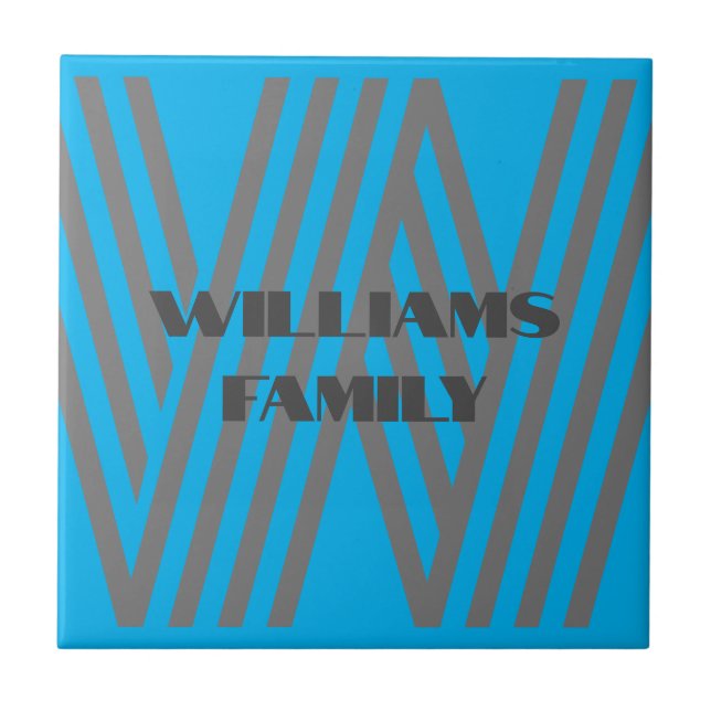 Initial-Keramik Fliese (Vorderseite)