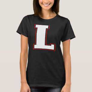 Initial L Monogram L Letter L Hauptstadt Alphabet T-Shirt