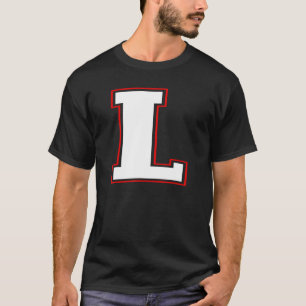 Initial L Monogram L Letter L Hauptstadt Alphabet T-Shirt