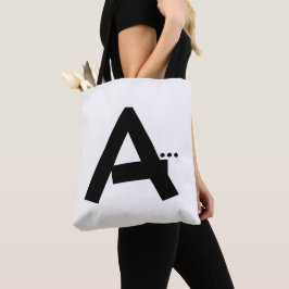 Initial Letter A Monogram-Tasche