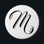 Initial Letter Monogram Modern Button<br><div class="desc">Schaltfläche "Initial Letter Monogram Modern"</div>