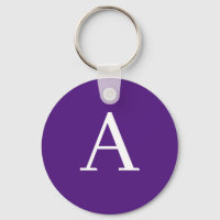 Initial Letter Monogram Modern Style Lila & blau