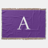 Initial Letter Monogram Modern Style Lila