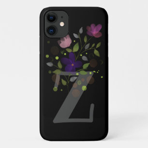 Initial Letter Z Plus floral Design Case-Mate iPhone Hülle
