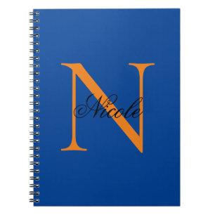 Initial Mit Monogramm handgeschriebener Eigenname Notizblock